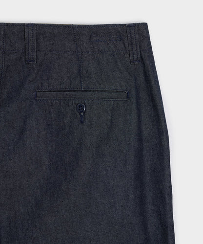 Todd Snyder Straight Fit Linen Favorite Pant in Rinsed Indigo Rinsed Indigo