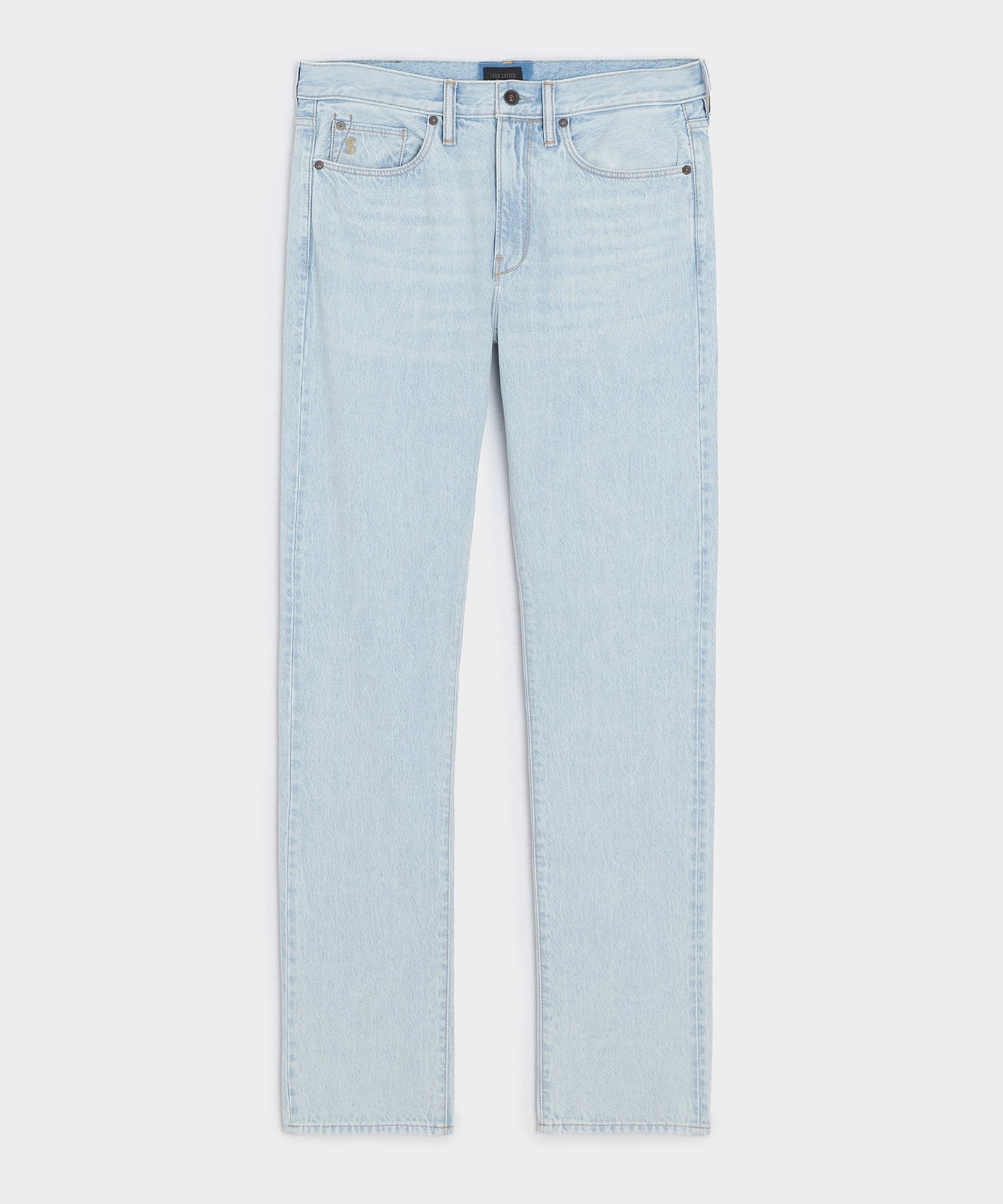 Todd Snyder Straight Fit Summerweight Jean in Bleachout Light Indigo