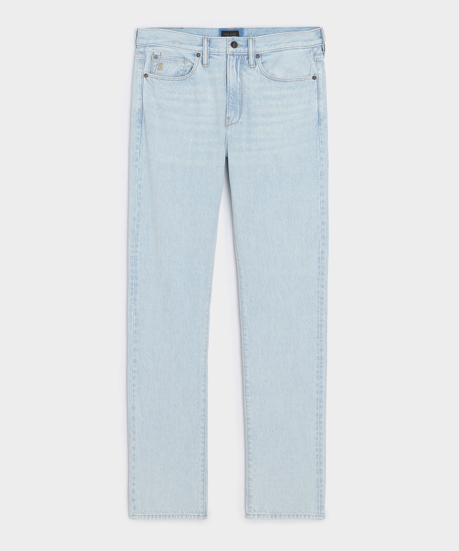 Todd Snyder Straight Fit Summerweight Jean in Bleachout Light Indigo