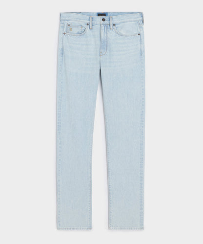 Todd Snyder Straight Fit Summerweight Jean in Bleachout Light Indigo