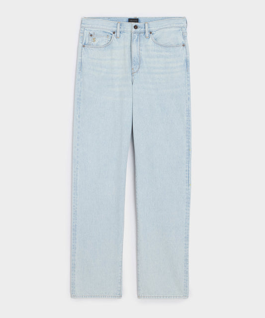 Todd Snyder Relaxed Summerweight Jean in Bleachout Light Indigo