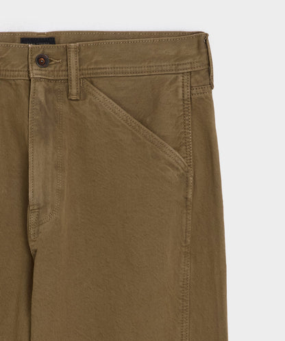 Todd Snyder Relaxed Barrel Jean in Brown Brown
