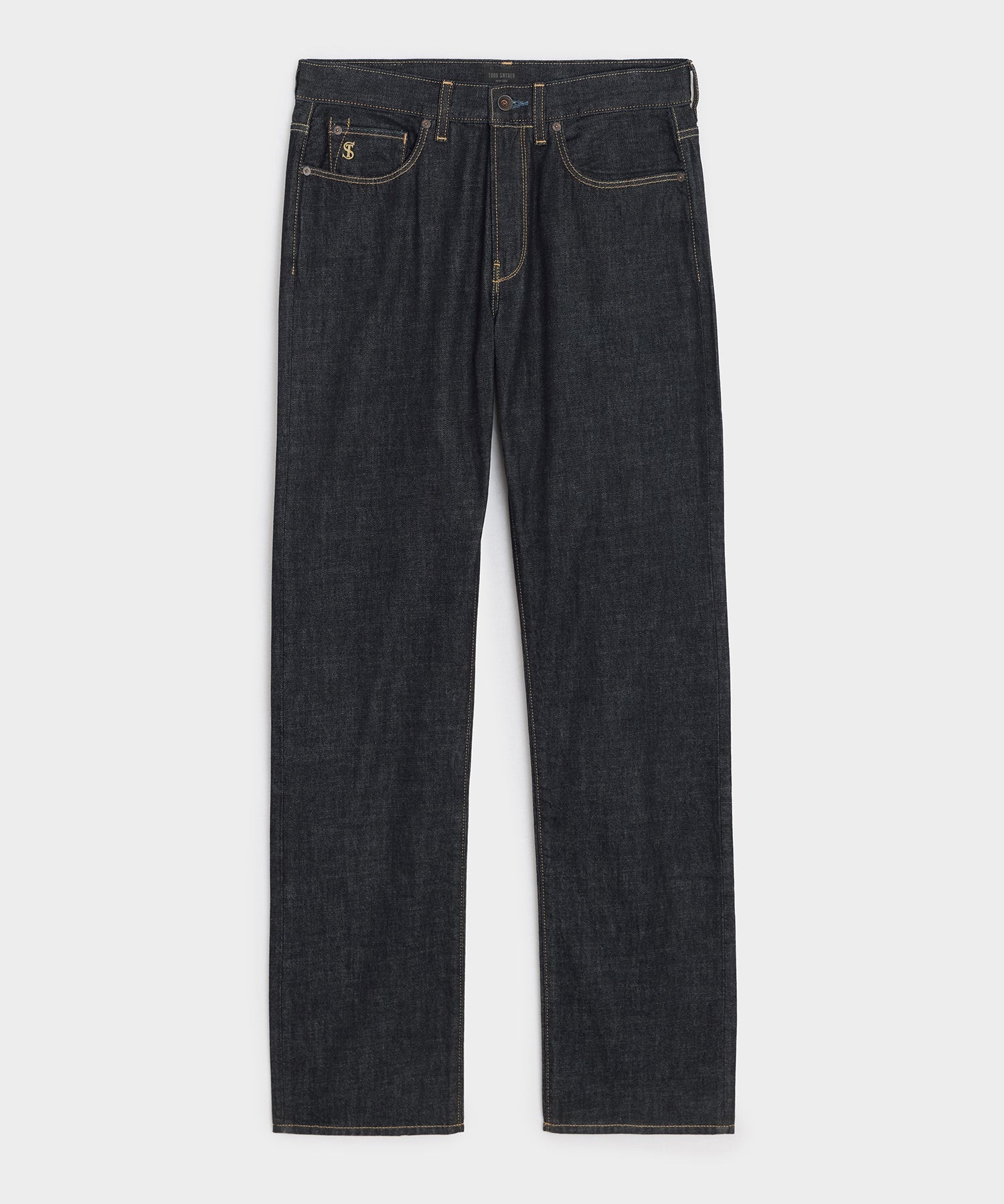 Todd Snyder Straight Fit Summerweight Jean in Rinsed Indigo Rinsed Indigo