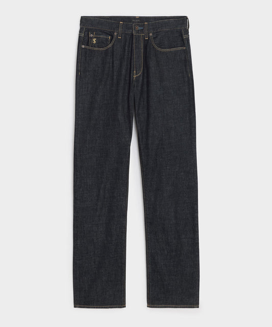 Todd Snyder Straight Fit Summerweight Jean in Rinsed Indigo Rinsed Indigo