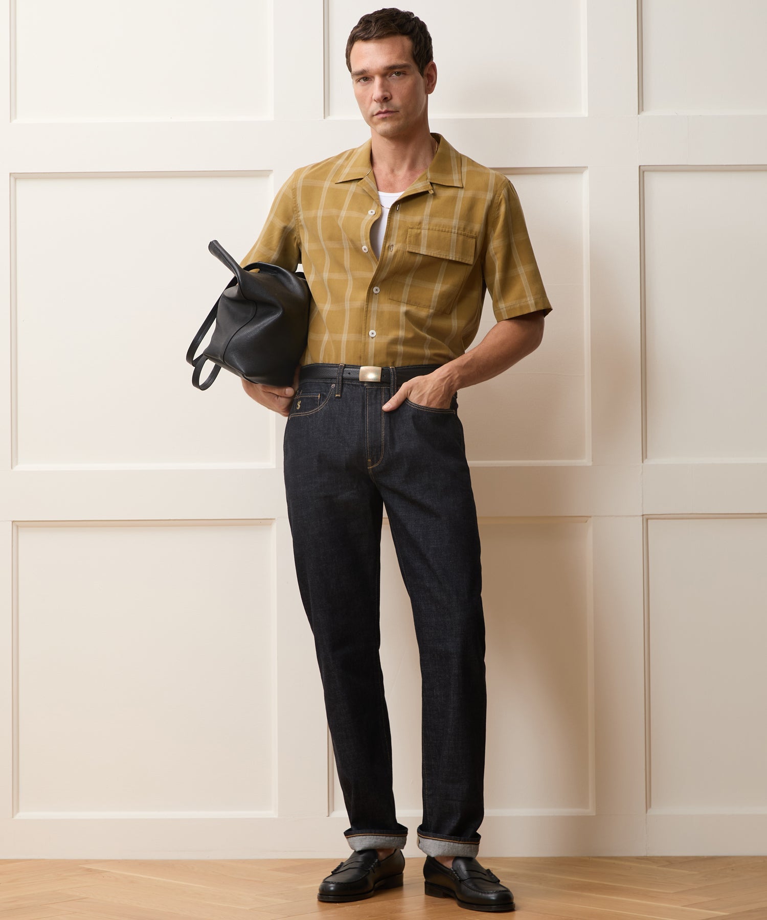 Todd Snyder Straight Fit Summerweight Jean in Rinsed Indigo Rinsed Indigo