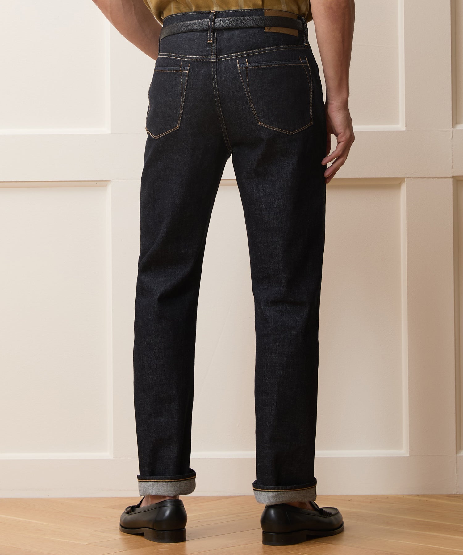 Todd Snyder Straight Fit Summerweight Jean in Rinsed Indigo Rinsed Indigo