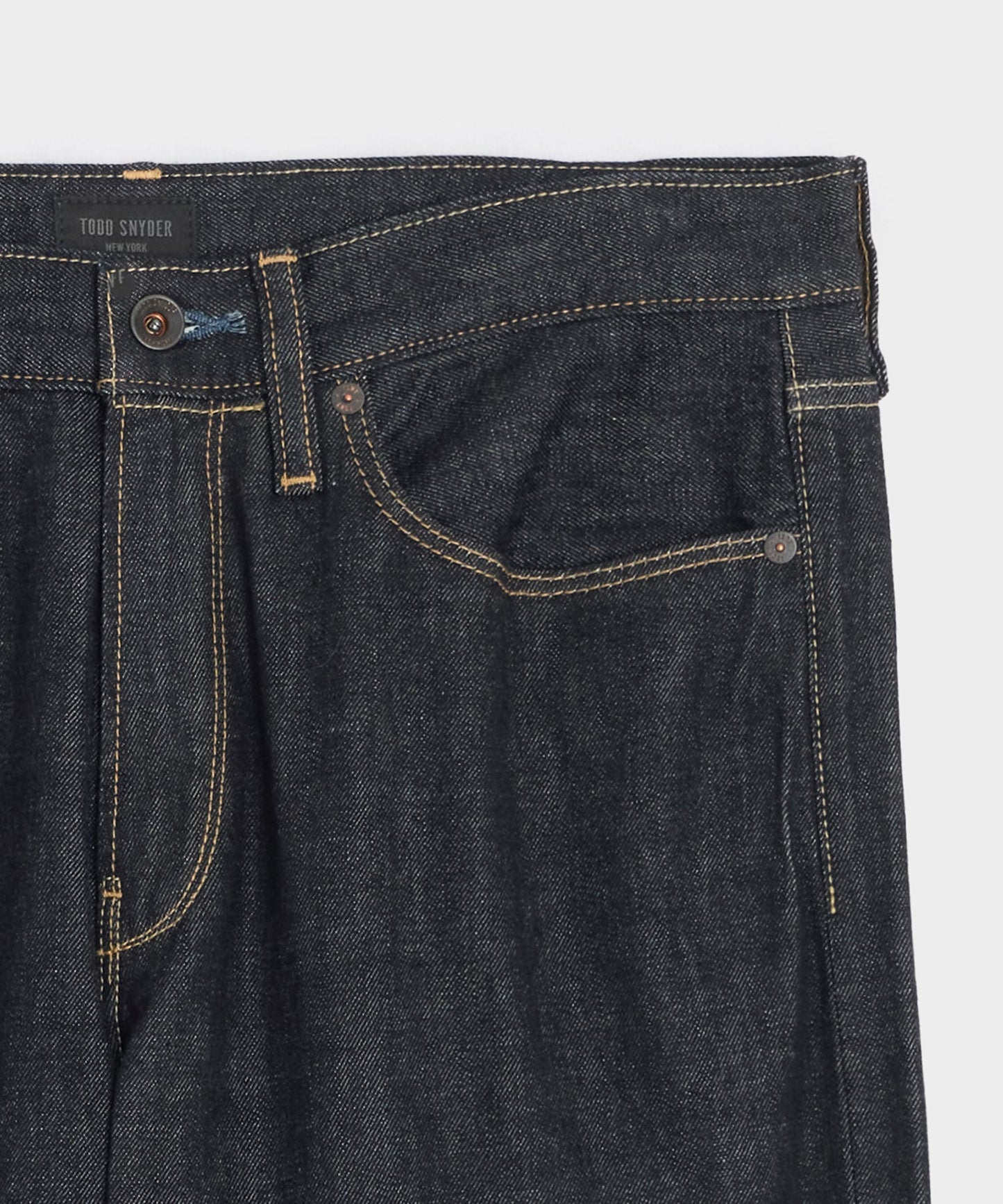 Todd Snyder Straight Fit Summerweight Jean in Rinsed Indigo Rinsed Indigo