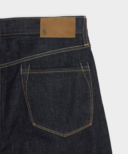 Todd Snyder Straight Fit Summerweight Jean in Rinsed Indigo Rinsed Indigo