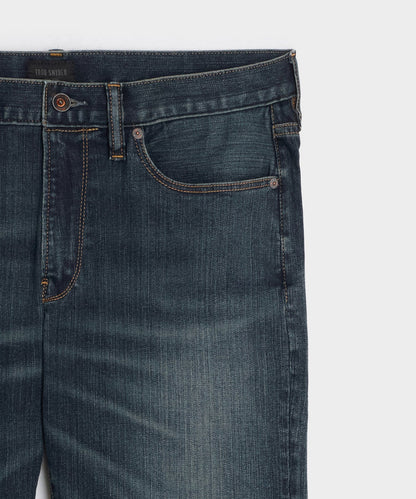 Todd Snyder Slim Fit Jean in Slub Worn Wash in Dark Indigo Dark Indigo
