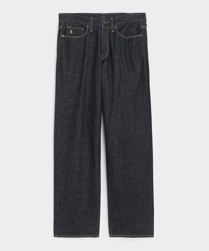 Todd Snyder Relaxed Summerweight Jean in Rinsed Indigo Rinsed Indigo