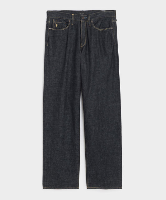 Todd Snyder Relaxed Summerweight Jean in Rinsed Indigo Rinsed Indigo