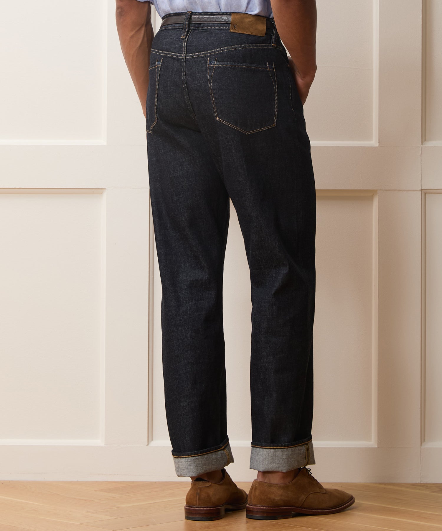 Todd Snyder Relaxed Summerweight Jean in Rinsed Indigo Rinsed Indigo