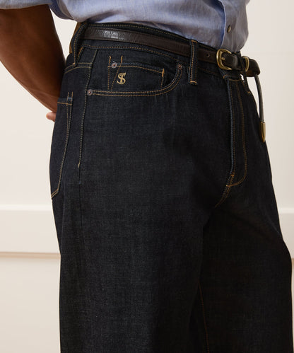 Todd Snyder Relaxed Summerweight Jean in Rinsed Indigo Rinsed Indigo