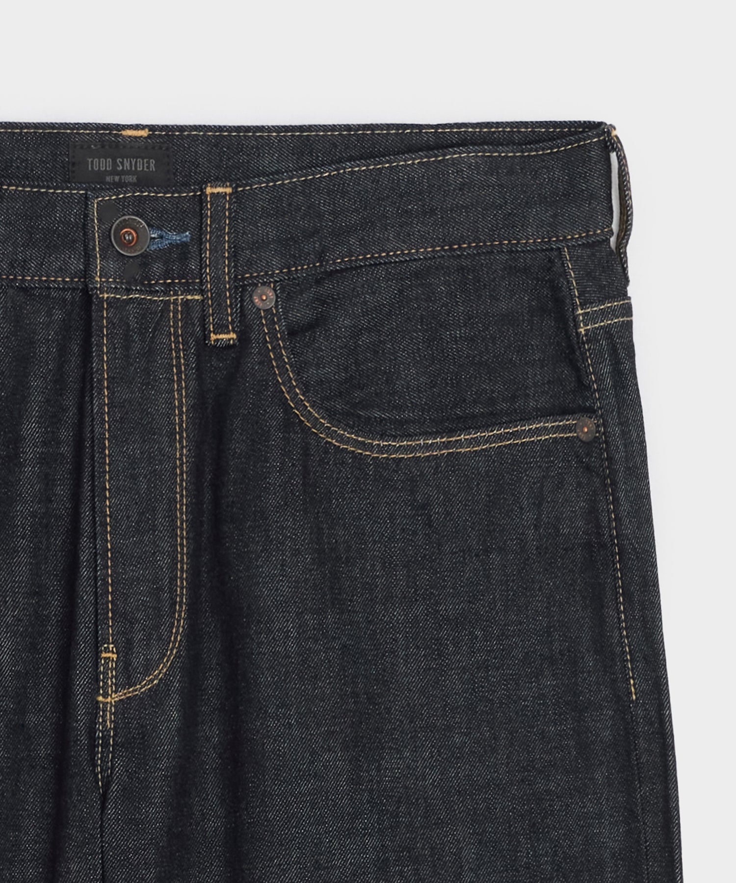 Todd Snyder Relaxed Summerweight Jean in Rinsed Indigo Rinsed Indigo