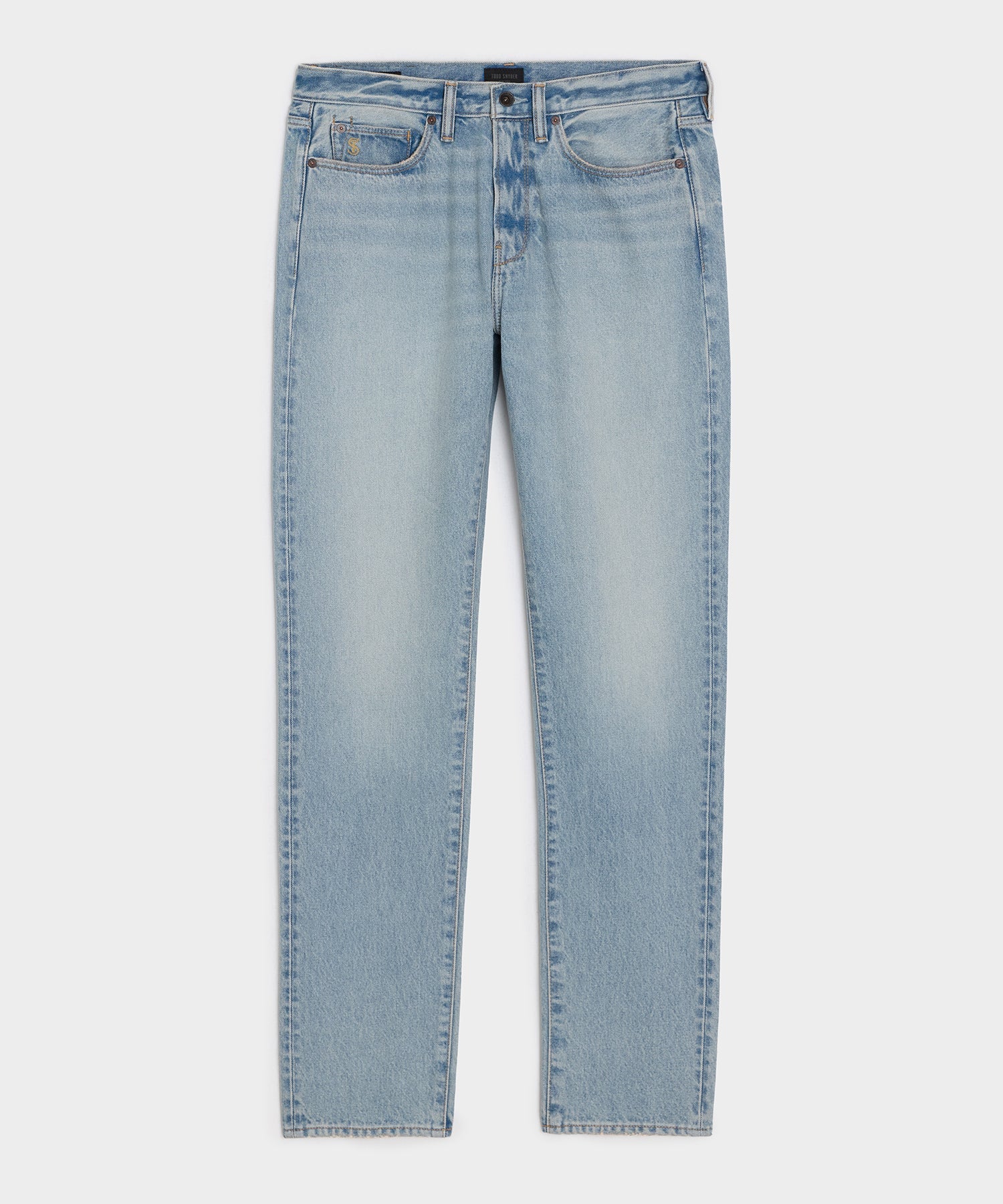 Todd Snyder Slim Fit Jean in Bleachout in Light Indigo Light Indigo