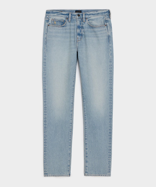 Todd Snyder Slim Fit Jean in Bleachout in Light Indigo Light Indigo