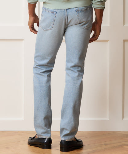 Todd Snyder Slim Fit Jean in Bleachout in Light Indigo Light Indigo