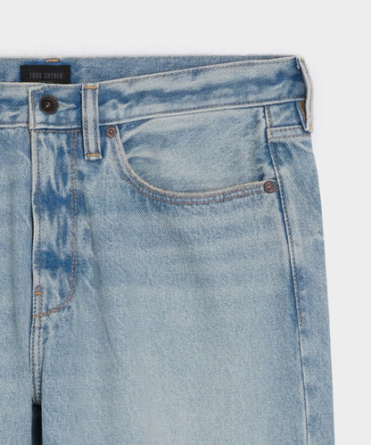 Todd Snyder Slim Fit Jean in Bleachout in Light Indigo Light Indigo