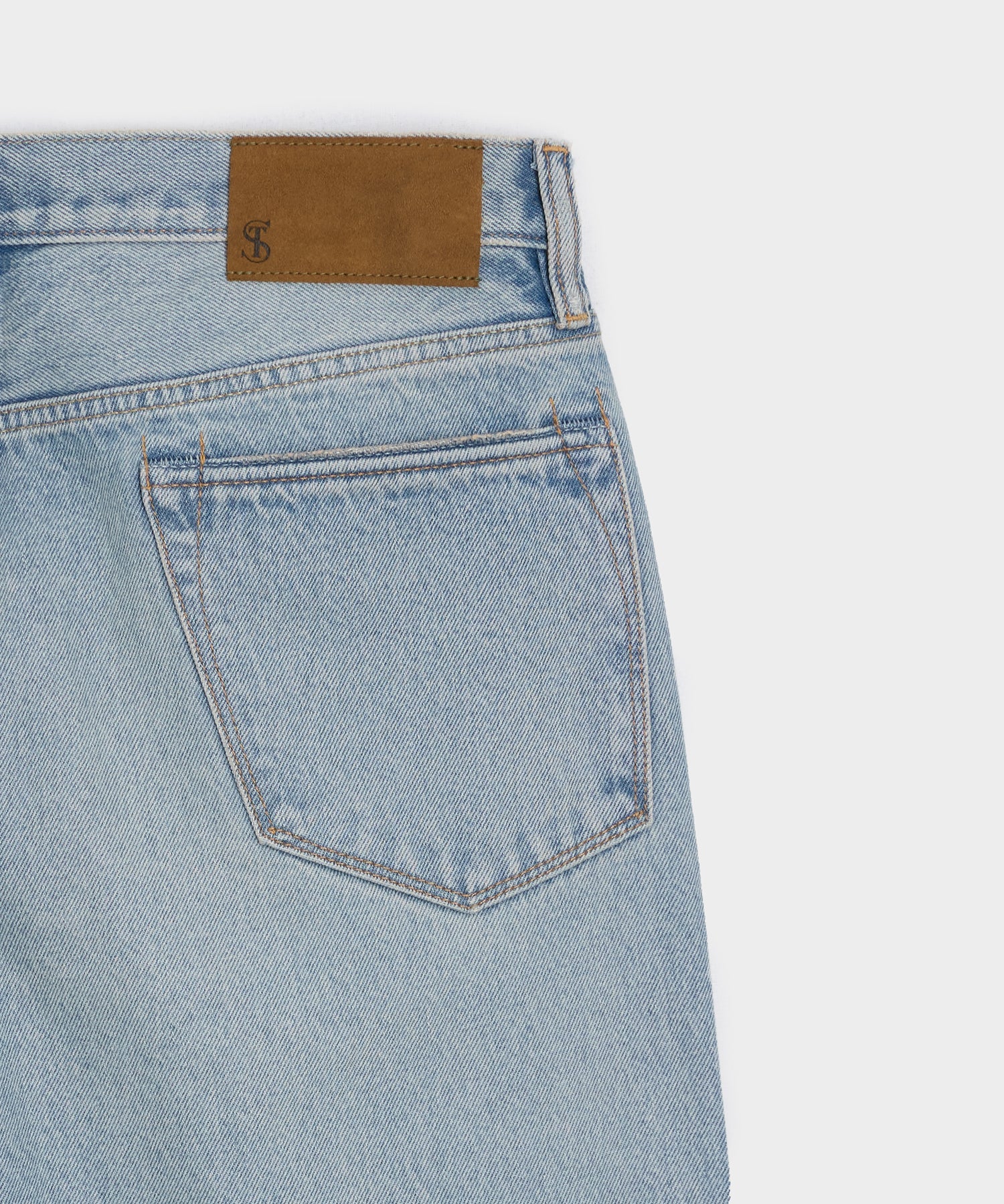 Todd Snyder Slim Fit Jean in Bleachout in Light Indigo Light Indigo