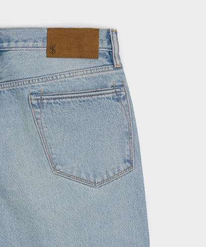 Todd Snyder Slim Fit Jean in Bleachout in Light Indigo Light Indigo