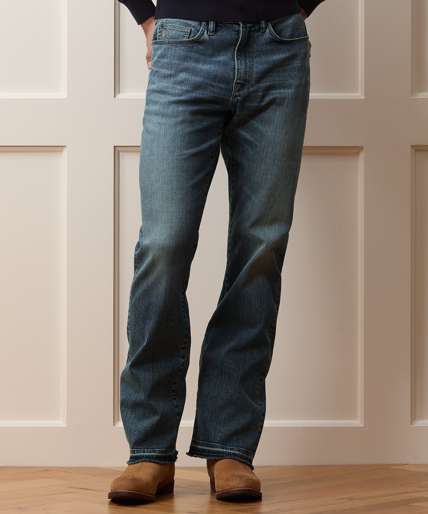 Todd Snyder Western Jean in Medium Indigo Medium Indigo