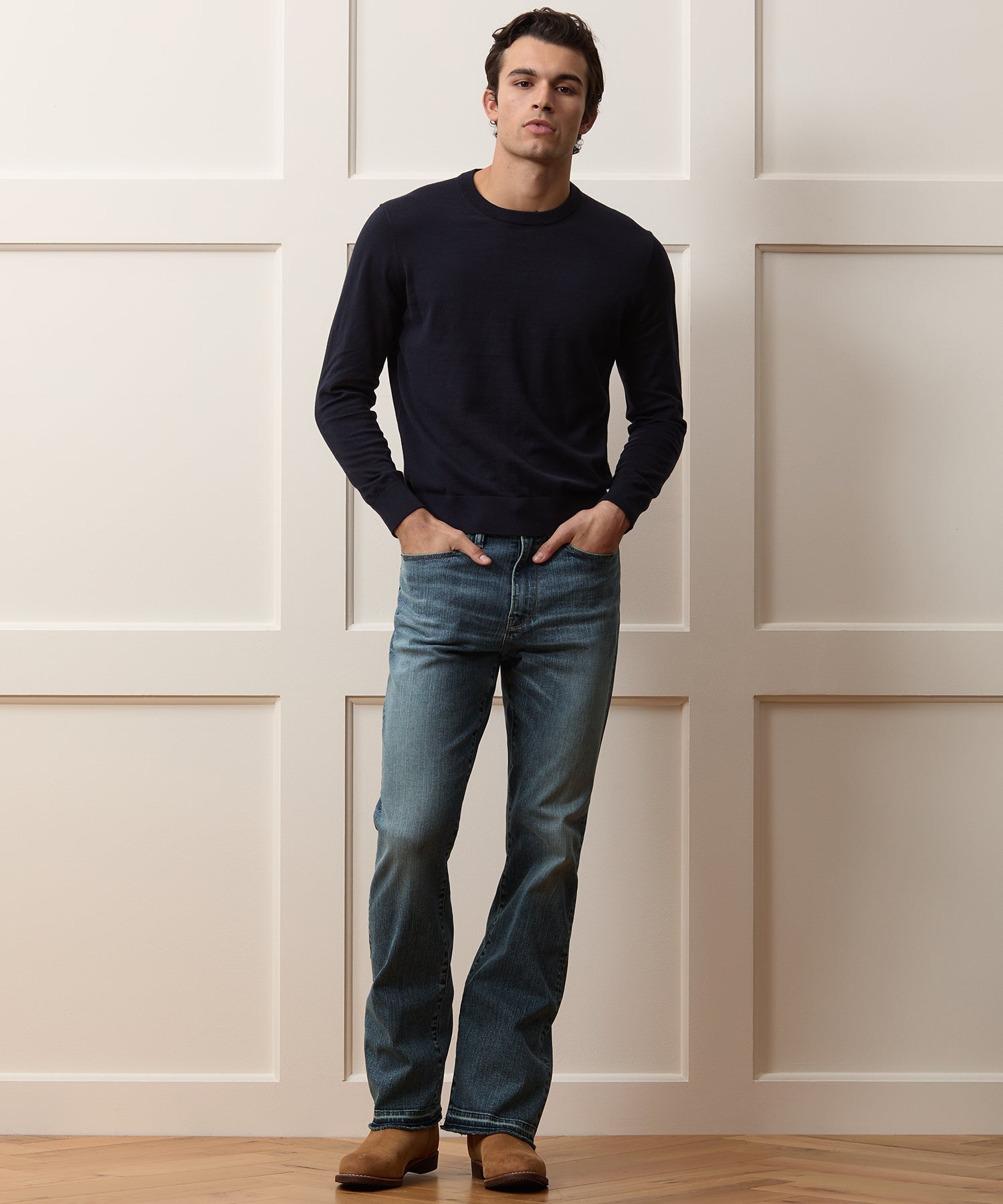 Todd Snyder Western Jean in Medium Indigo Medium Indigo