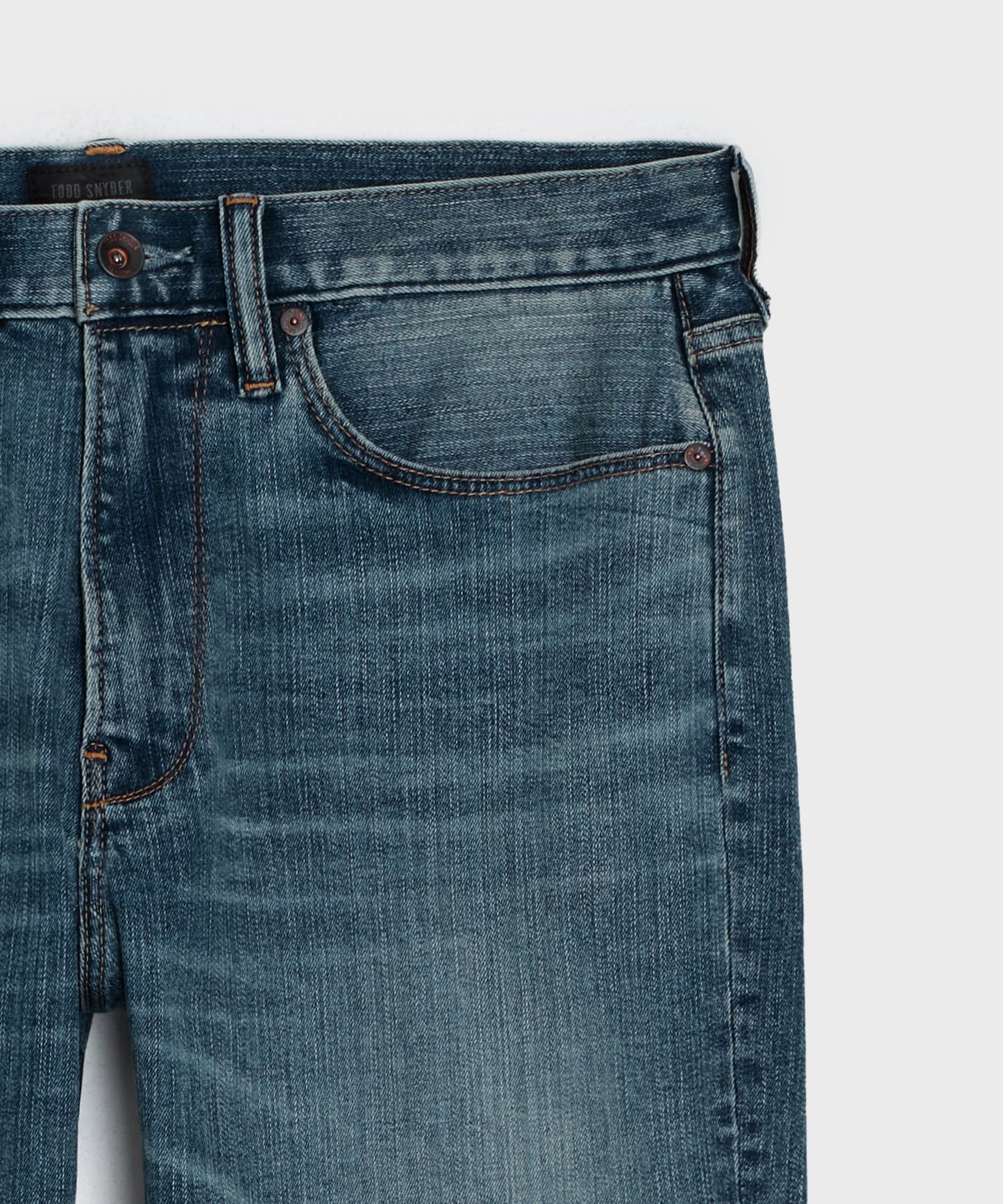 Todd Snyder Western Jean in Medium Indigo Medium Indigo