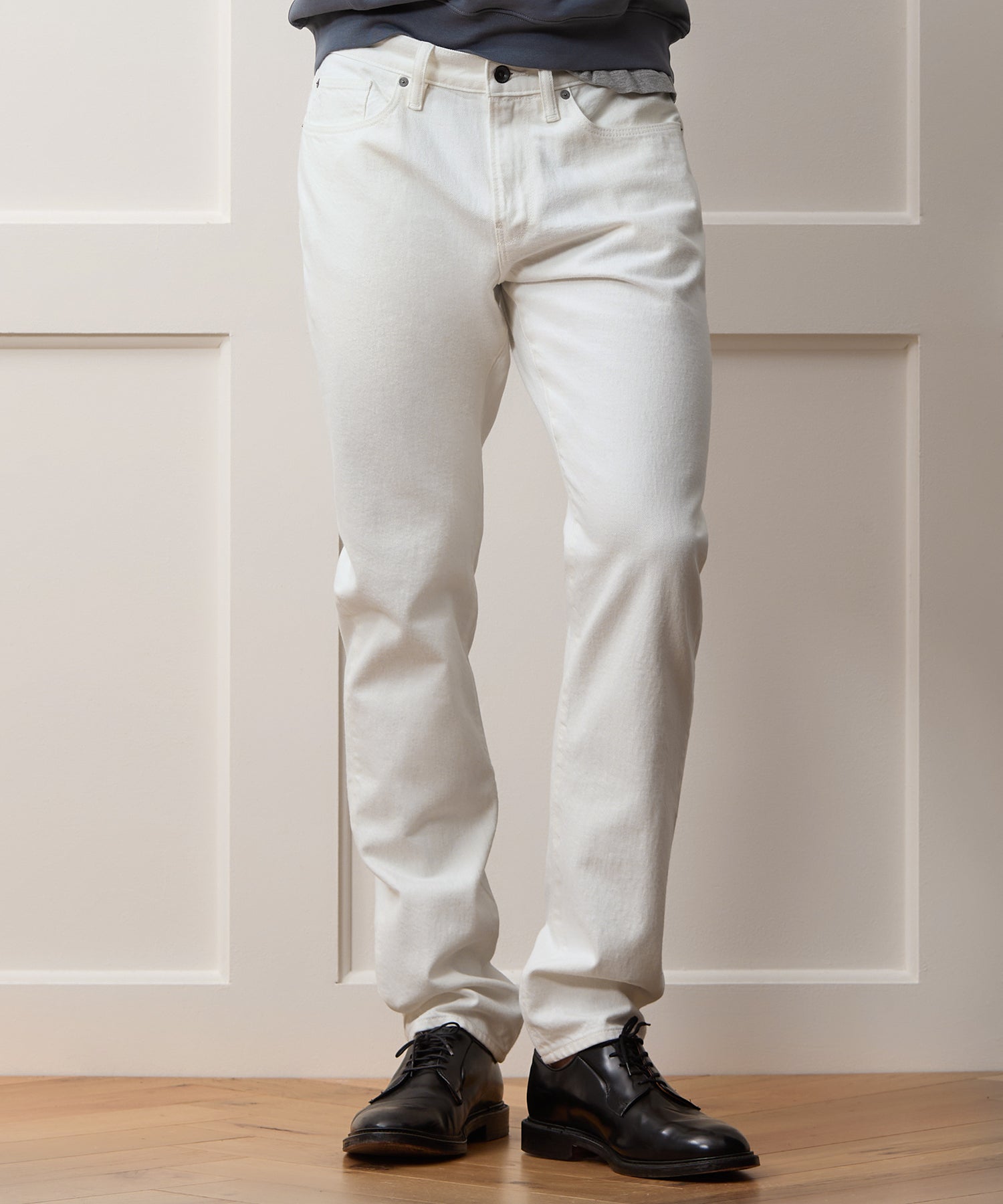 Todd Snyder Slim Fit Jean in White in White White