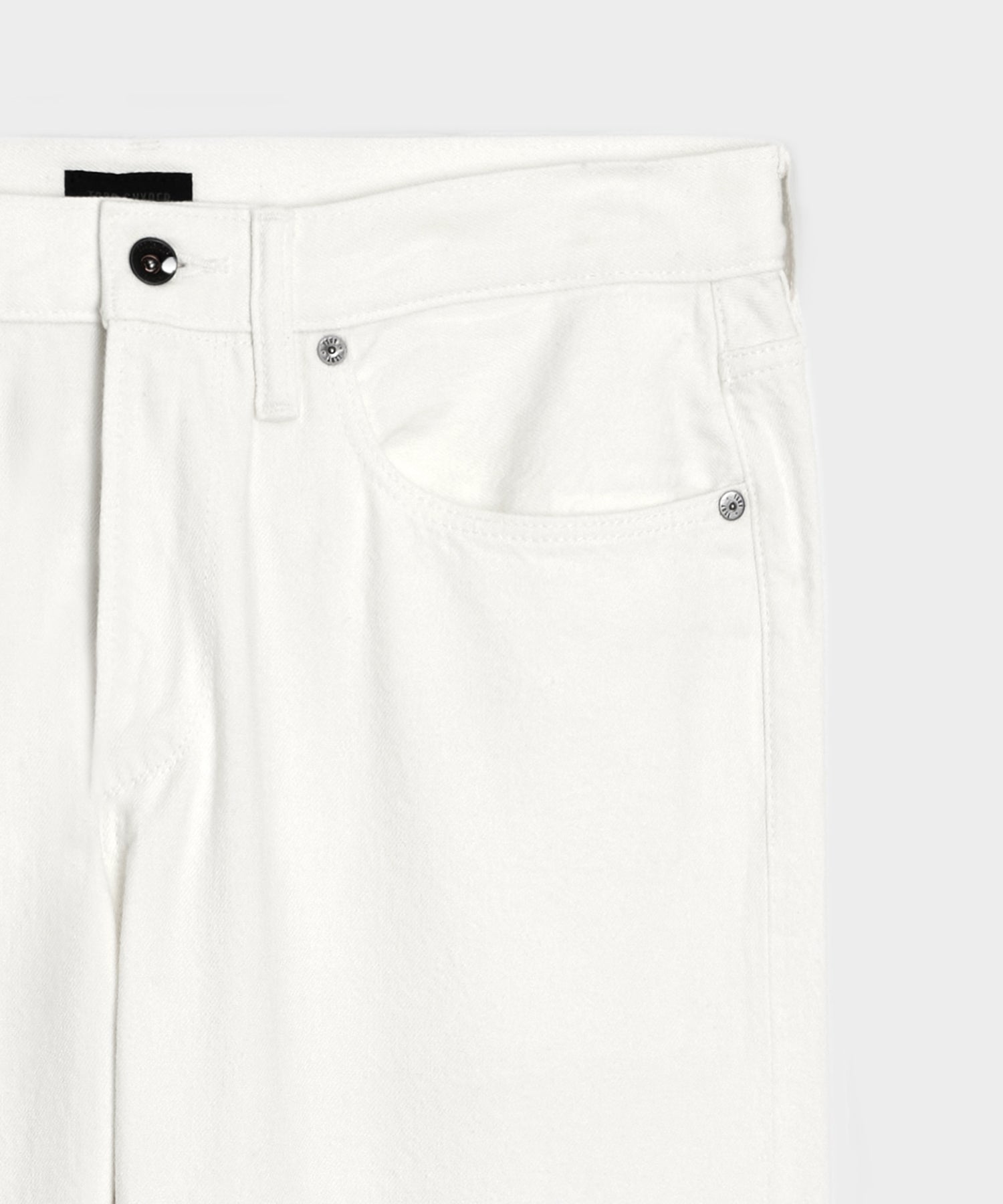Todd Snyder Slim Fit Jean in White in White White