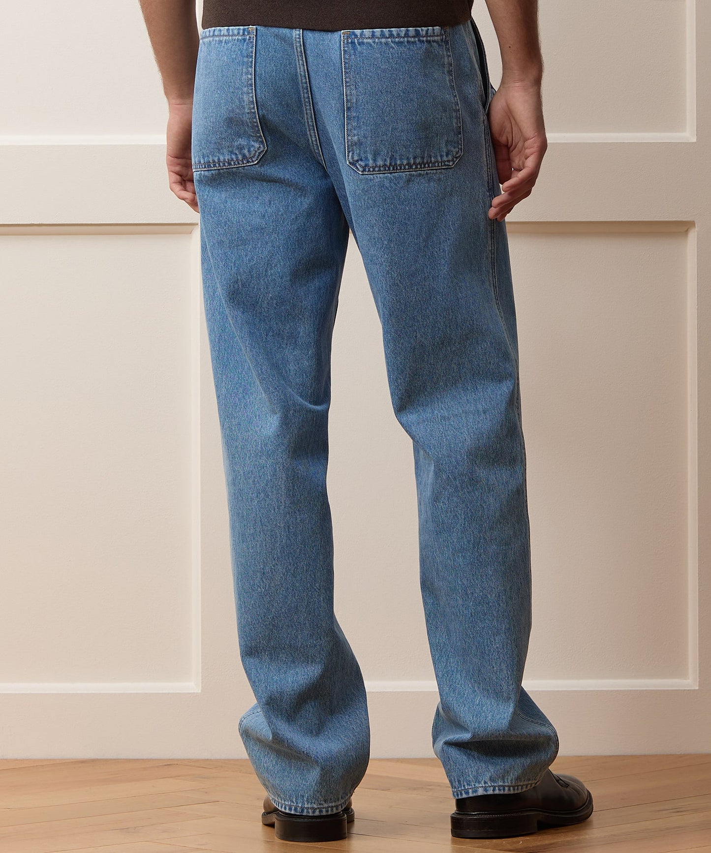 Todd Snyder Belted Denim Trouser in Light Indigo Light Indigo