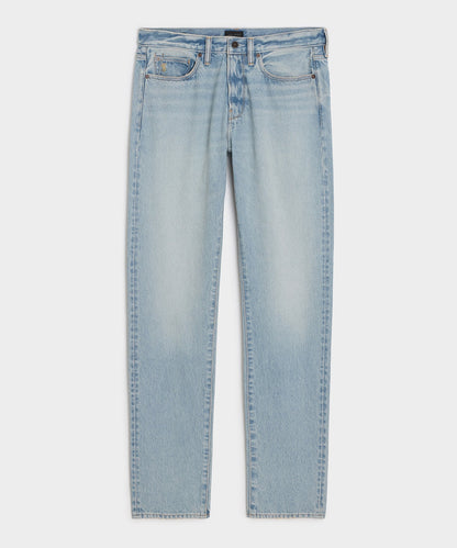 Todd Snyder Straight Fit Jean in Bleachout in Light Indigo Light Indigo