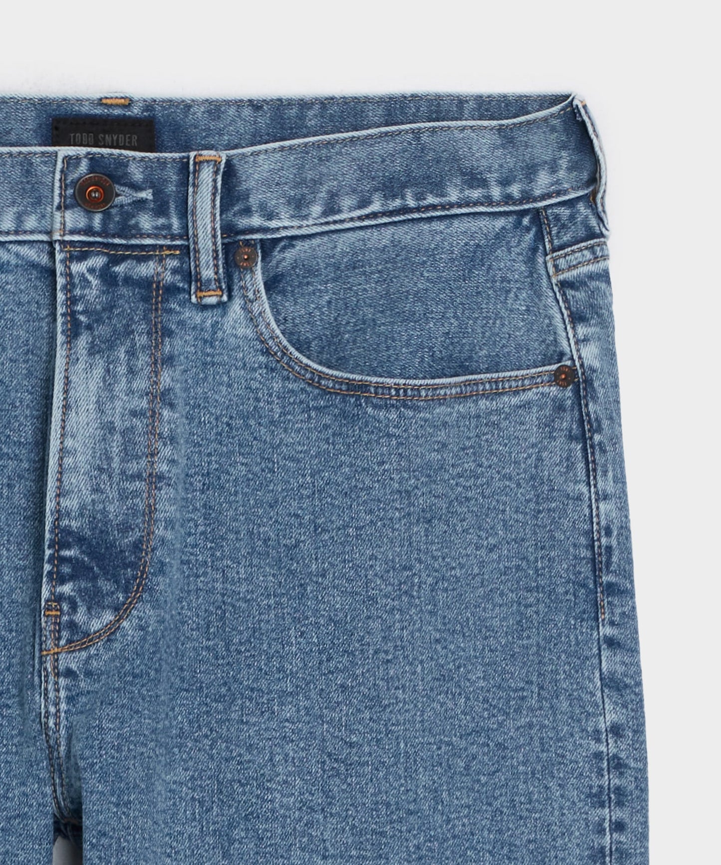 Todd Snyder High-Rise Slim Fit Jean in Dark Indigo in Dark Indigo Dark Indigo
