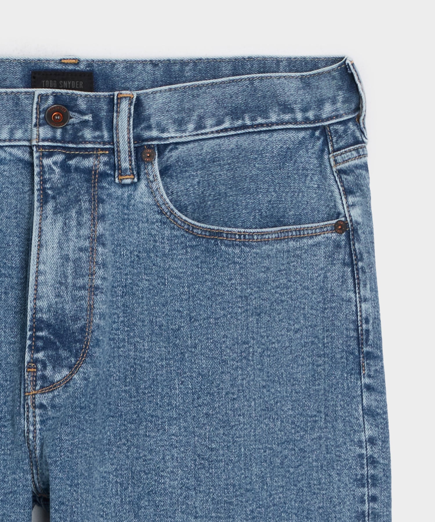 Todd Snyder High-Rise Slim Fit Jean in Dark Indigo in Dark Indigo Dark Indigo