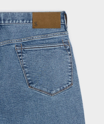 Todd Snyder High-Rise Slim Fit Jean in Dark Indigo in Dark Indigo Dark Indigo