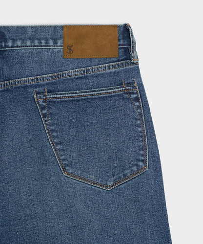 Todd Snyder Modern Slim Stretch Jean in Medium Indigo Light Indigo