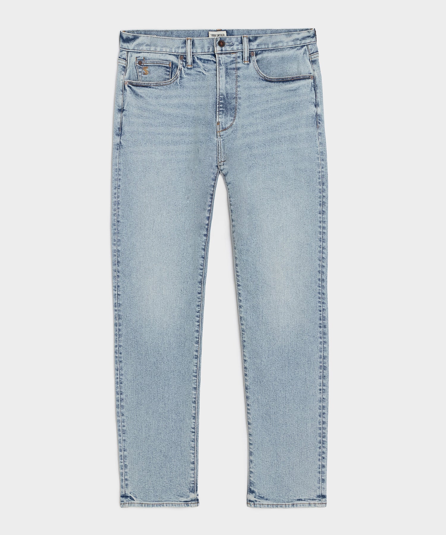 Todd Snyder Modern Slim Stretch Jean In Light Indigo Medium Indigo
