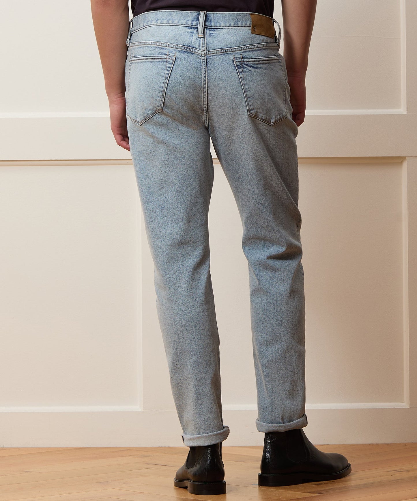 Todd Snyder Modern Slim Stretch Jean In Light Indigo Medium Indigo