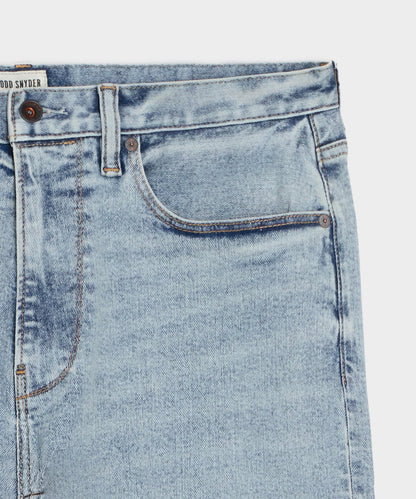 Todd Snyder Modern Slim Stretch Jean In Light Indigo Medium Indigo