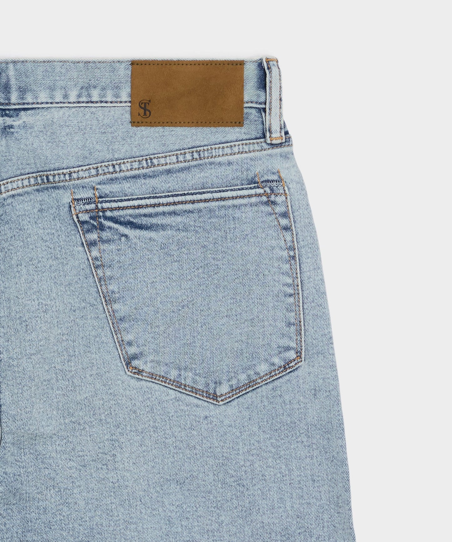 Todd Snyder Modern Slim Stretch Jean In Light Indigo Medium Indigo
