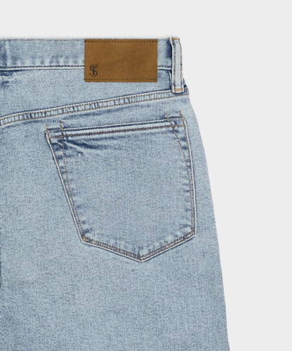 Todd Snyder Modern Slim Stretch Jean In Light Indigo Medium Indigo