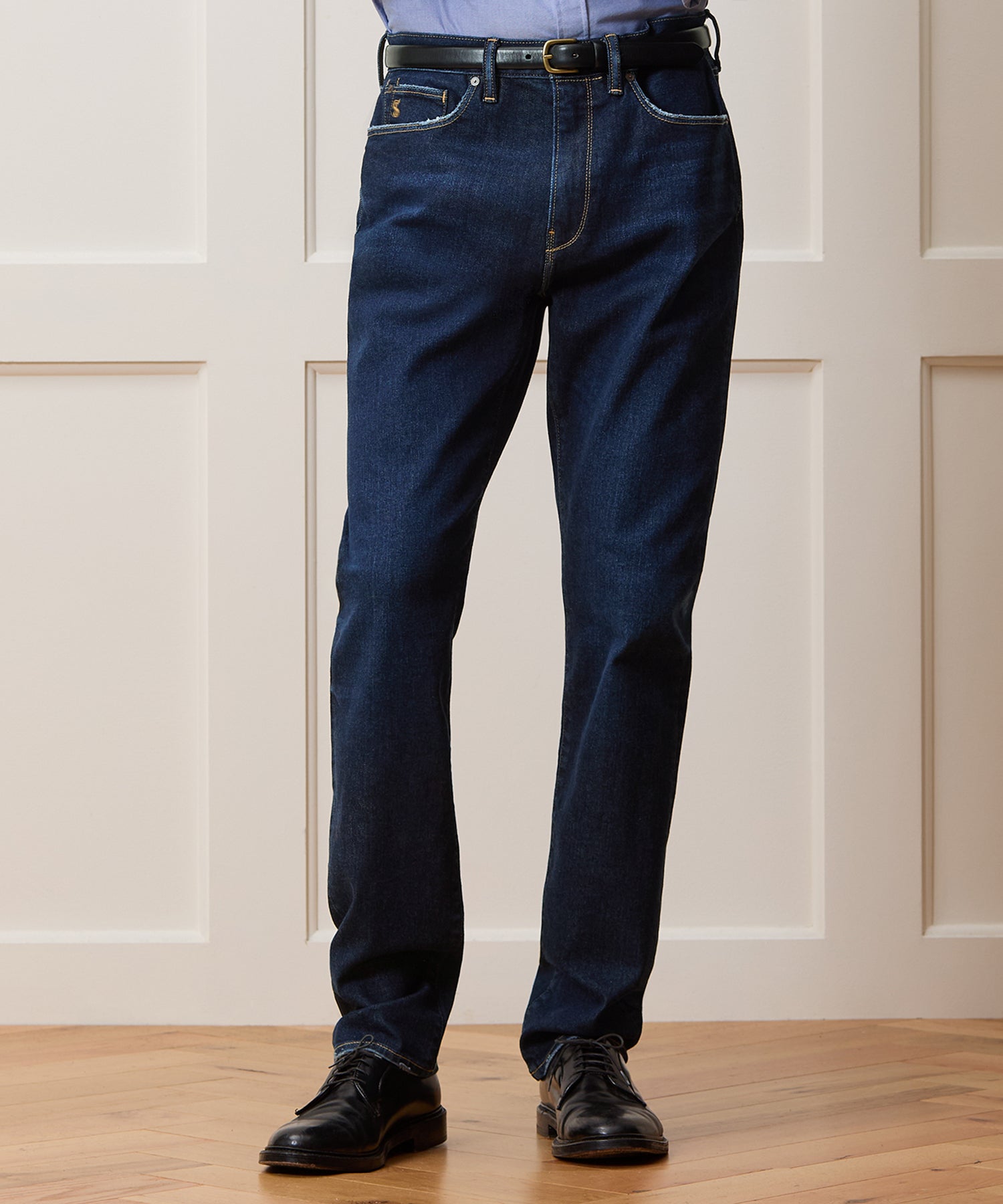 Todd Snyder Modern Slim Stretch Jean in Dark Indigo Indigo