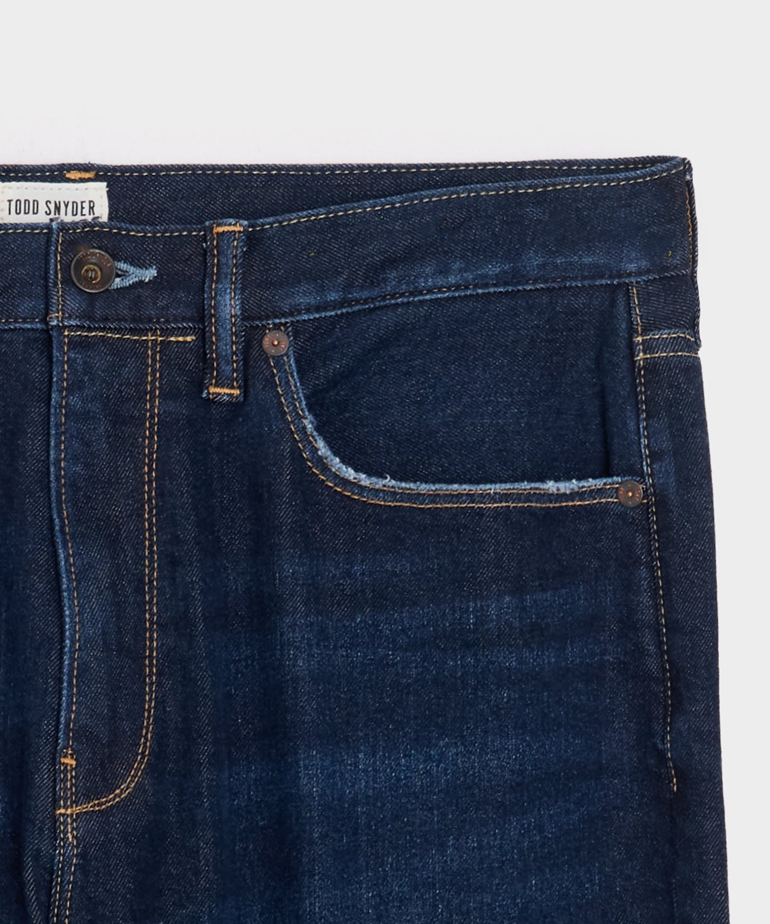 Todd Snyder Modern Slim Stretch Jean in Dark Indigo Indigo