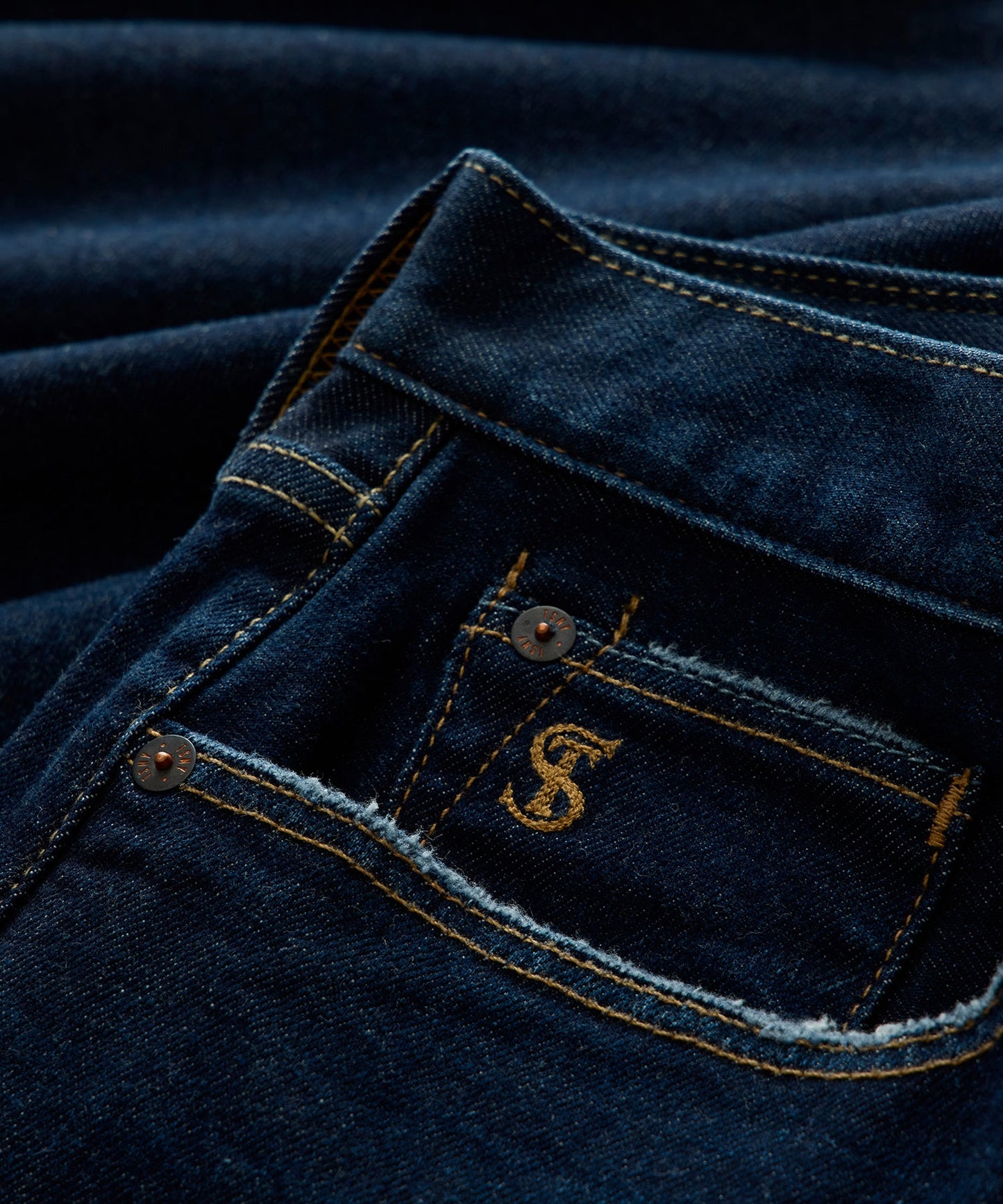 Todd Snyder Modern Slim Stretch Jean in Dark Indigo Indigo