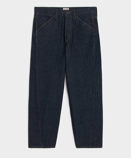 Todd Snyder Relaxed Barrel Jean in Indigo Rinse Indigo