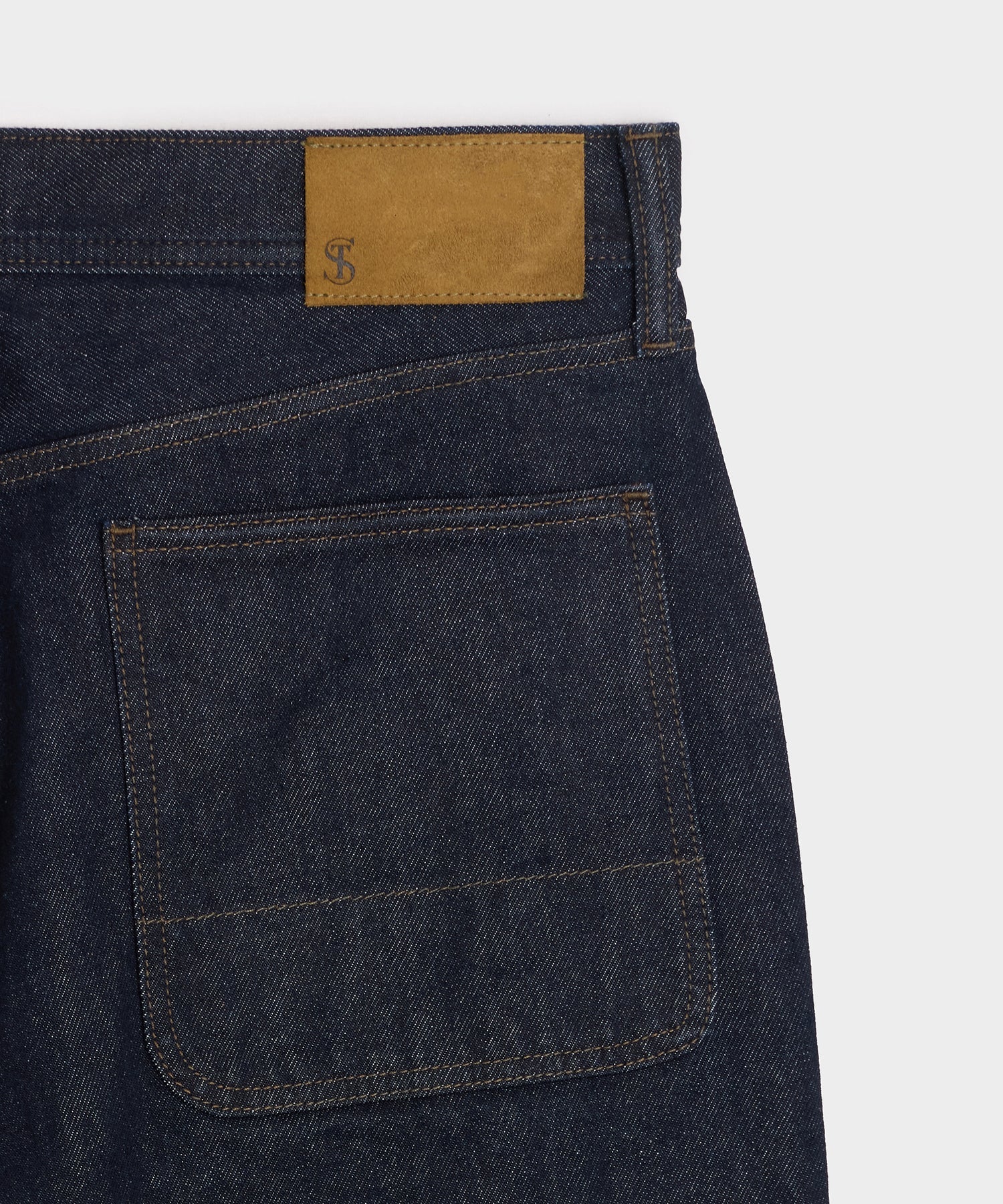 Todd Snyder Relaxed Barrel Jean in Indigo Rinse Indigo