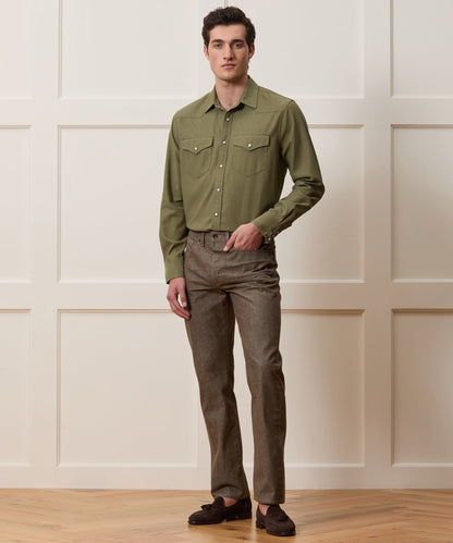 Todd Snyder Straight Fit Lightweight Japanese Selvedge Jean in Whiskey Whiskey