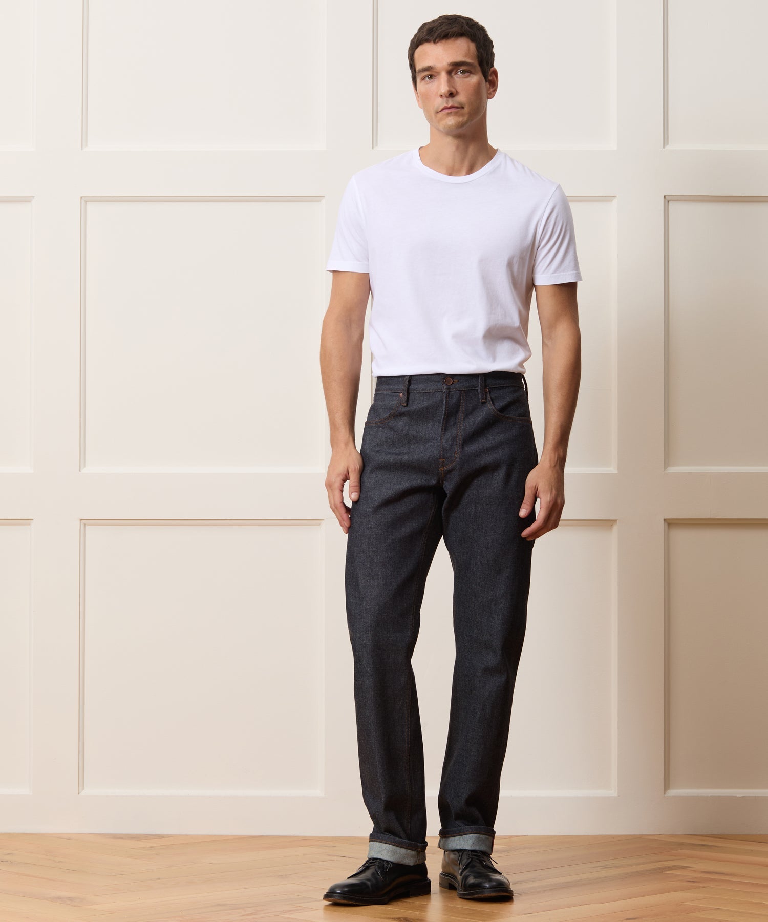 Todd Snyder Blackthorn Denim Chieftain Straight Jean in Indigo Indigo