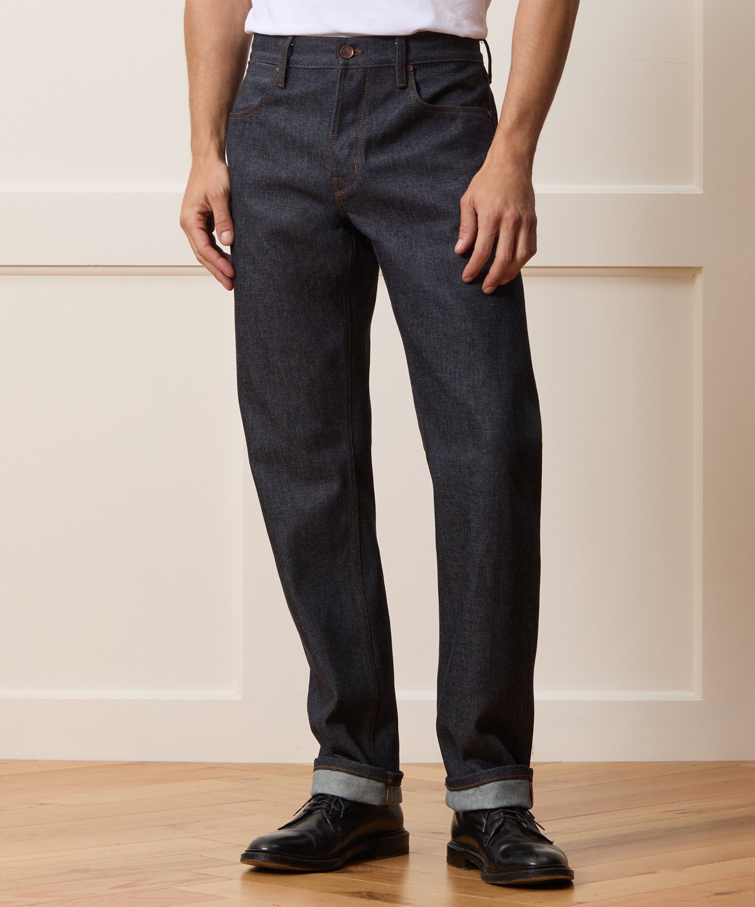 Todd Snyder Blackthorn Denim Chieftain Straight Jean in Indigo Indigo