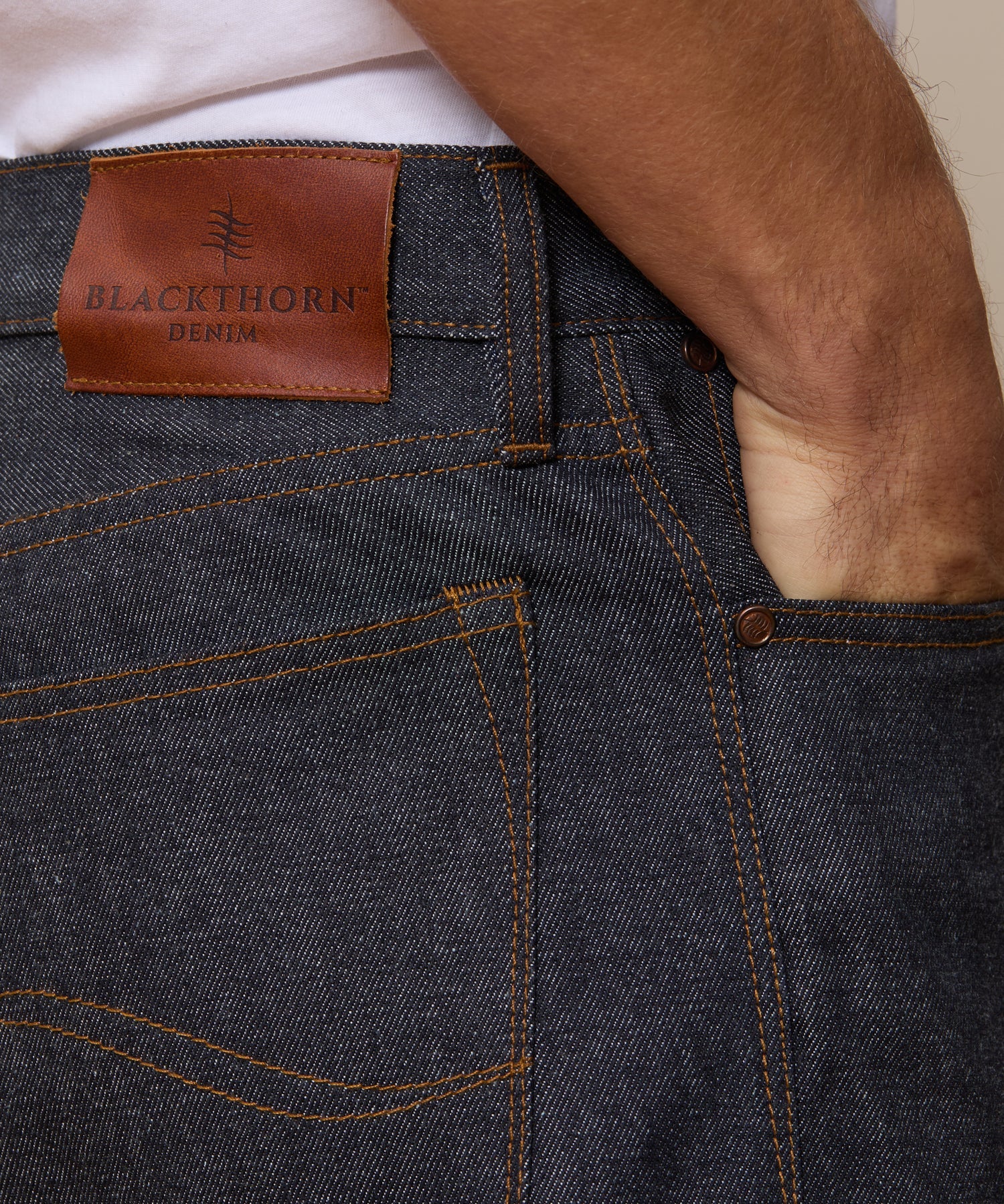 Todd Snyder Blackthorn Denim Chieftain Straight Jean in Indigo Indigo