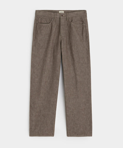 Todd Snyder Relaxed Lightweight Japanese Selvedge Jean in Whiskey Whiskey